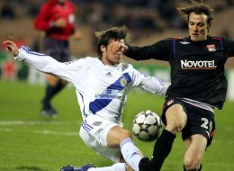 Футбол ФК ”Динамо” (Киев) vs ФК ”Олимпик” (Лион, Франция)