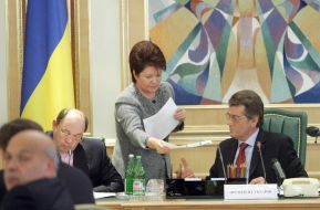 Viktor Yushchenko and Vitaly Gayduk