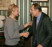 BYUT leader Yuliya Timoshenko met with Javier Solana