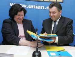 press conference in UNIAN