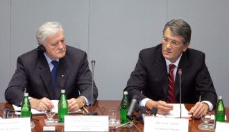 Meeting Yushchenko with Adamkus