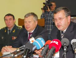 Press conference of Gritsenko