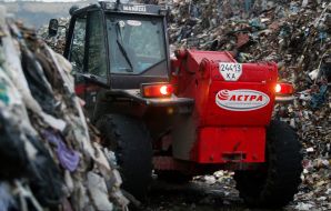 Garbage sorting station in Pirogovo