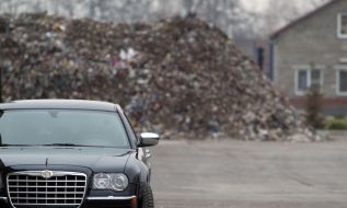 Garbage sorting station in Pirogovo