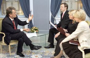 Встреча Ющенко с представителями украинских телеканалов