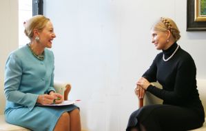 Meeting of Timoshenko with European Commissioner