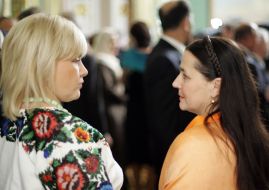 Reception on the occasion of the second anniversary of the Orange Revolution.