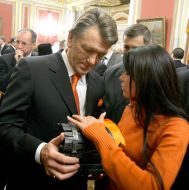 Reception on the occasion of the second anniversary of the Orange Revolution.