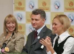 Visit of Yuschenko to Kharkov state medical university