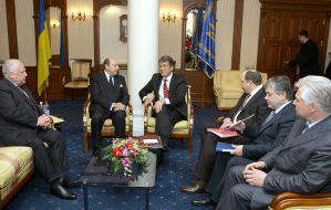 Meeting of Yuschenko with Igor Ivanov