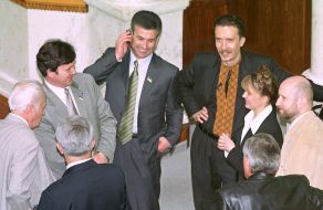 The Ukrainian Parliament deputies