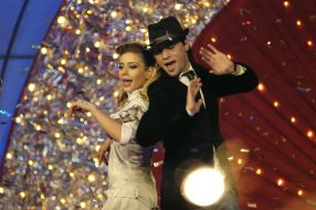 Съемка телепередачи ”Новогодние танцы с 1+1”