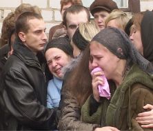 Funeral of soldier Alexandr Rybka