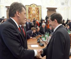 Meeting of Yuschenko with business leaders