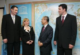 Klichko brothers UNESKO Champions status rewarding