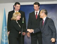 Klichko brothers UNESKO Champions status rewarding