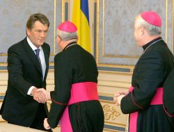 Встреча Ющенко с епископы Римо-католической церкви