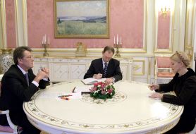 Meeting Yuschenko with Timoshenko in Kiev