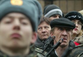 Military oath ceremony