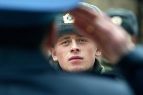 Military oath ceremony