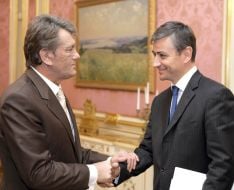 Meeting of Yuschenko with Microsoft International president