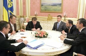 Meeting of Yuschenko with Microsoft International president