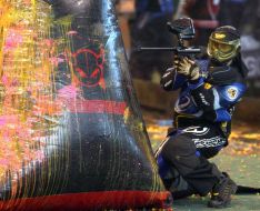 International paintball tournament
