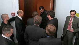 Confrontation of deputies in Kiev city council