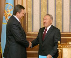 Visit of Yanukovich to Kazakhstan