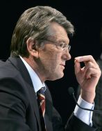 Meeting of Yushchenko with the representatives of ukrainian MASS-MEDIA