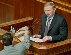 Yuriy Lutsenko and Leonid Kuchma 