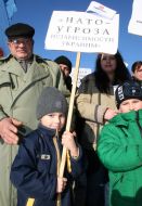 Crimean folk referendum through question of entry of Ukraine in NATO