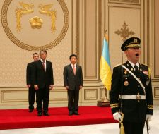 Visit of Yushchenko to South Korea