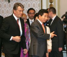 Visit of Yushchenko to South Korea
