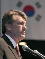 Visit of Yushchenko to South Korea