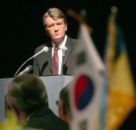 Visit of Yushchenko to South Korea