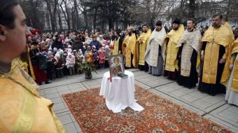 Prayer service in the day of Saint Nicholas