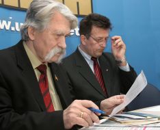 Press-conference by Lukyanenko