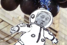 Protest of political party “Velyka Ukraina” against Chernovetsky