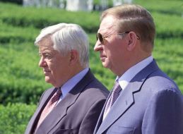 Leonid Kuchma, Milan Kucan