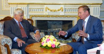 Leonid Kuchma, Milan Kucan