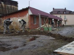 Liquidation of consequences of source of sulphuric acid in Lvov