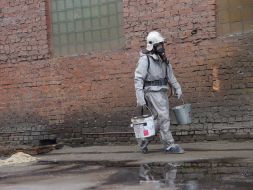 Liquidation of consequences of source of sulphuric acid in Lvov
