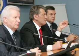 Встреча Президента с Януковичем и Морозом