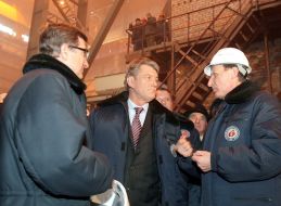 Visit of President on «Alchevsk metallurgical combine»