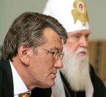 Зустріч Президента з Святійшим Патріархом Київським і всієї Русі-України Філаретом
