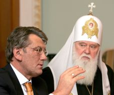 Зустріч Президента з Святійшим Патріархом Київським і всієї Русі-України Філаретом