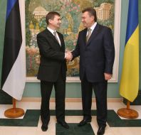 Зустріч Януковича з Прем’єр-міністром Естонської Республіки Андрусом Ансіпом