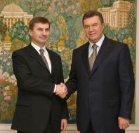 Зустріч Януковича з Прем’єр-міністром Естонської Республіки Андрусом Ансіпом