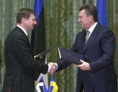 Зустріч Януковича з Прем’єр-міністром Естонської Республіки Андрусом Ансіпом